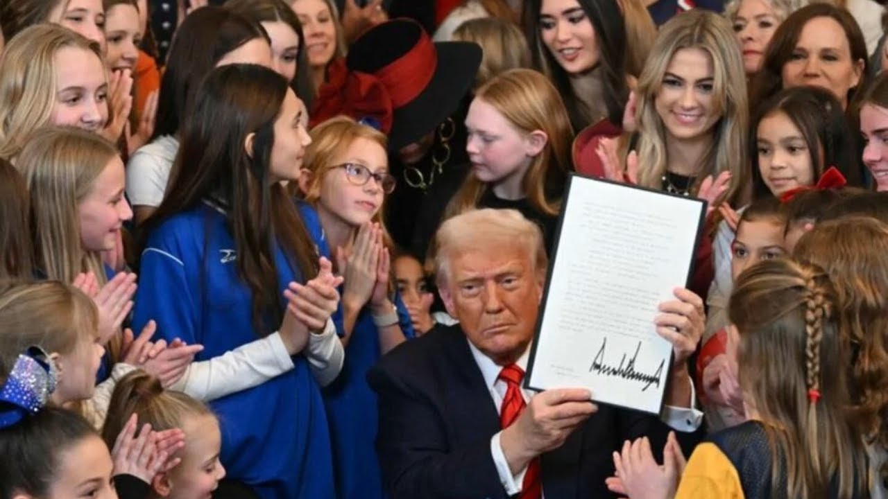 President Trump Signs No Men in Women's Sports Executive Order Into Law