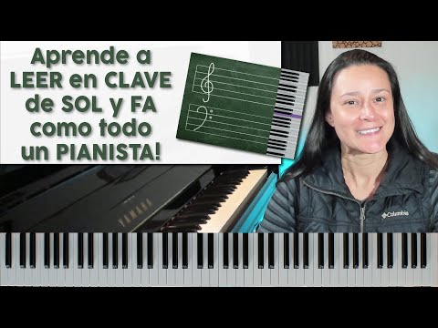 LEER partituras en CLAVE de SOL y FA | Aprende Piano