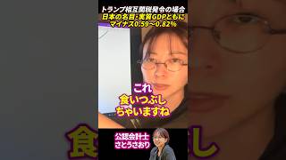 【さとうさおり】トランプ相互関税発令の場合「日本の名目,実質GDPともにマイナス0.59～0.82％」#さとうさおり #自民党 #石破茂 #GDP #自動車 #関税 #マイナス成長 #shorts