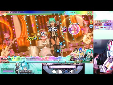 | ARCADE CABINET| Cat Food | Project DIVA Arcade Future Tone | EXTREME PERFECT |