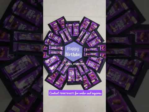 3 layer Dairy milk Chocolate Explosion box 🎁❤️. #shorts