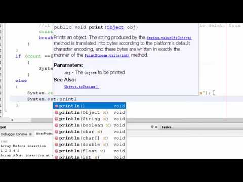 Data Structure With Java Delete Element From An Array