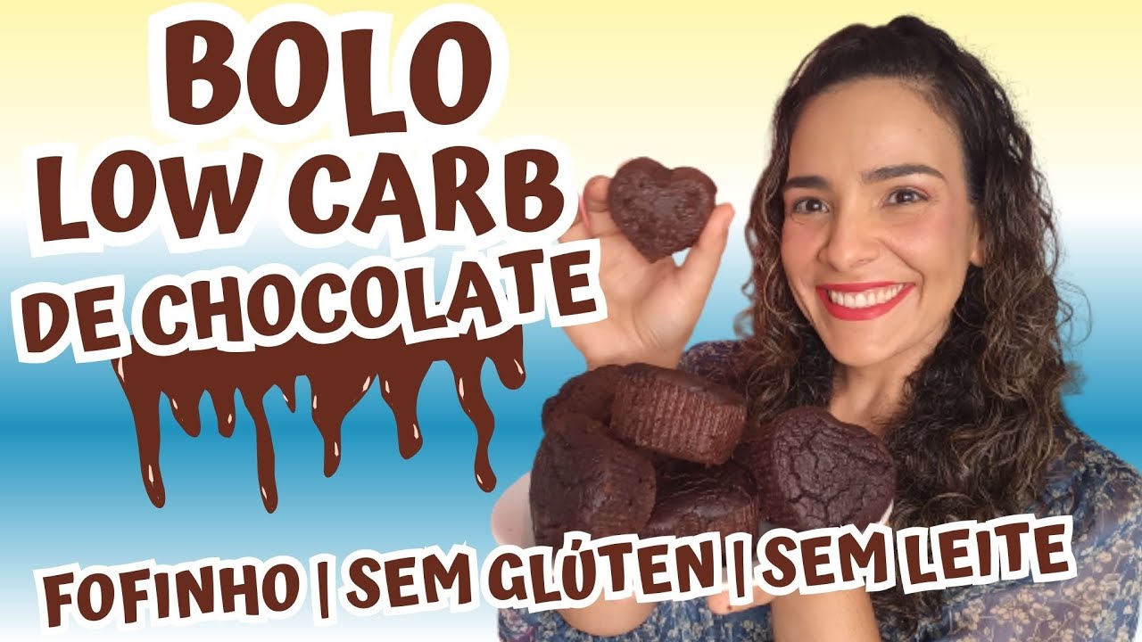 Bolo De Chocolate Low Carb Fofinho | Sem Glúten | Sem Leite | Para Diabéticos