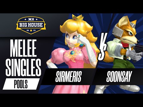 Sirmeris (Peach) vs Soonsay (Fox) - Melee Singles Pools - The Big House 11