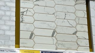 I picked my backsplash & tile for the floors!