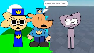 Sprunki Dog Man meets KATS