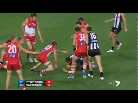 8 big plays - Sydney v Collingwood 2012 AFL Preliminary Final