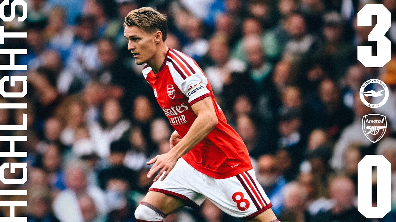 Brighton & Hove Albion FC 3 - 0 Arsenal FC highlights