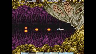 [ARC] Final Boss: Bacterian & High-Speed Escape 破壊惑星 バクテリアン | Gradius III グラディウスIII: 伝説から神話へ [4K]