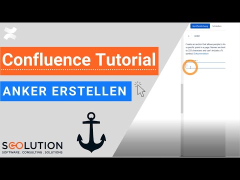 Confluence Anker erstellen | Confluence Tutorial (deutsch)