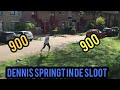 Dennis springt in de sloot voor jullie! - 900 Abonees special
