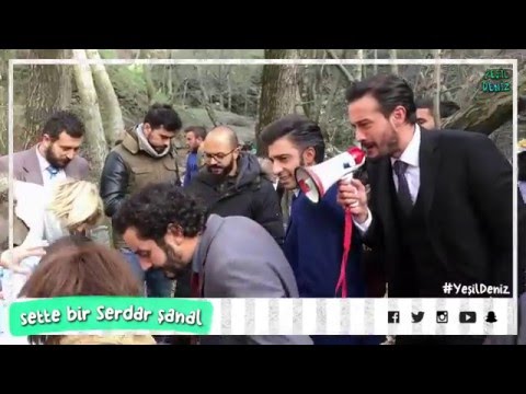 Sette bir Serdar Şanal :) #YeşilDeniz Kamera Arkası