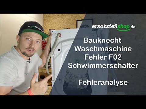 Bauknecht Waschmaschine Fehler F02