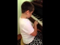 Piano Boy Hayden plays Twinkle twinkle little star ...