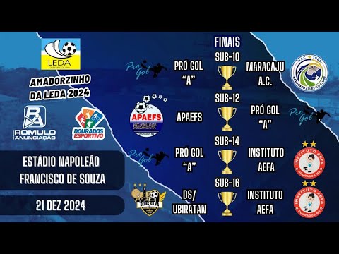 #1067 Amadorzinho da LEDA 2024 - FINAIS (Sub-10, Sub-12, Sub-14 e Sub-16)