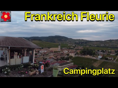 Frankreich Fleurie Camping in den Weinbergen