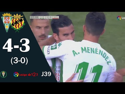 Gol de Alfaro (3-0) en el Córdoba 4-3 Nàstic | Liga 1,2,3 2018/19