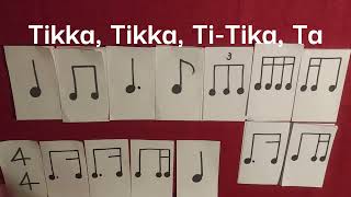 Rhythm Game No 6 -Dotted Eighth note with Sixteenth note-