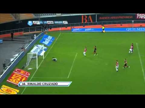 Gol de Cruzado Estudiantes 1   Newell's 1 Fecha 5 Torneo Final 2013 Golesya.com