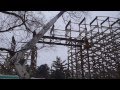 Goliath Construction Tour 1 22 2014 At Six Flags Great America
