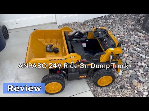 ANPABO 24V Ride On Dump Truck Review