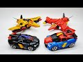 Miniforce Tyranno Lightning Tyranno Thunder Ptera Sky Car Robot Transform