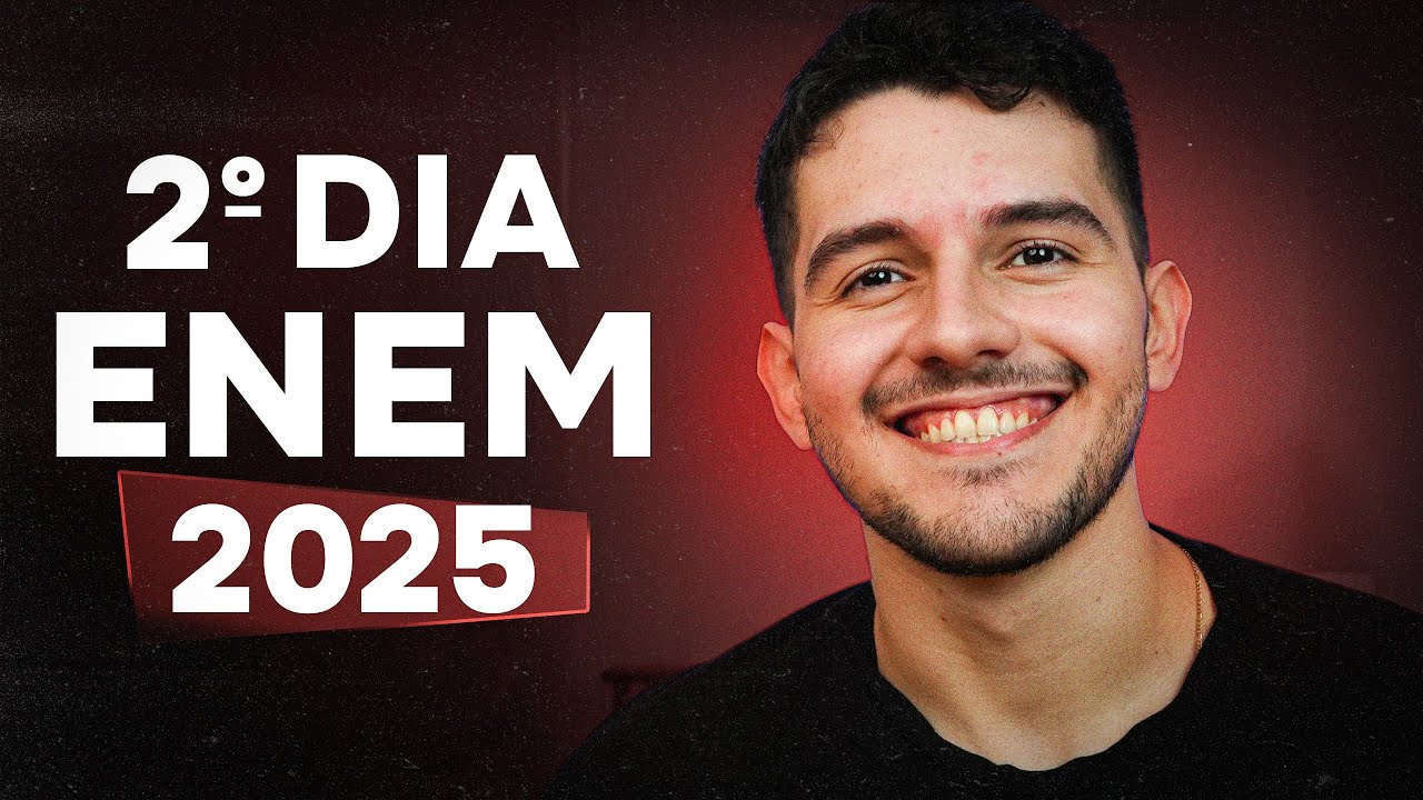 LIVE PRÉ-PROVA do 2° DIA do ENEM 2025