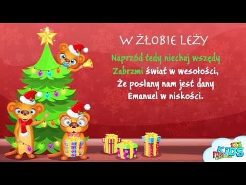 W Żłobie Leży - Polskie Kolędy + tekst (karaoke)