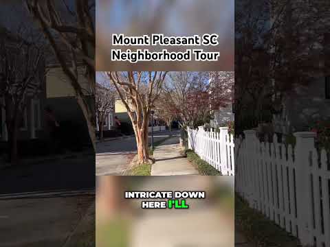 Mount Pleasant SC Neighborhood Tour #movetocharleston #charleston