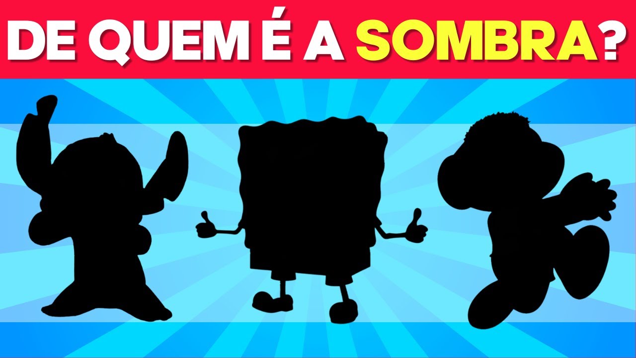 ADIVINHE O PERSONAGEM PELA SOMBRA | Planeta Quiz