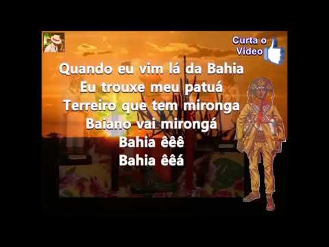 Pontos Baianos - Letras na descrição