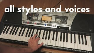 Video thumbnail for All Sounds of Yamaha PSR-350 - Jul 12th '17 by Loop Creative Andy