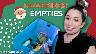 November Empties | Vlogmas 2024