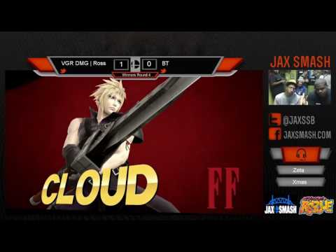 Jax Smash Weekly 6/2/16 - DMG | Ross(Cloud) Vs. BT(Wii Fit,Falcon) WQ WiiU