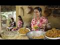 Homemade Prawn Kottu Paratha And Prawn Curry Kottu I Am Making Today Village Kitchen Recipe