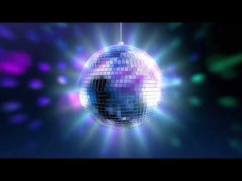 Spinning Prurple and Blue Disco Ball Vj Loop - Disco Ball Animation Party Background