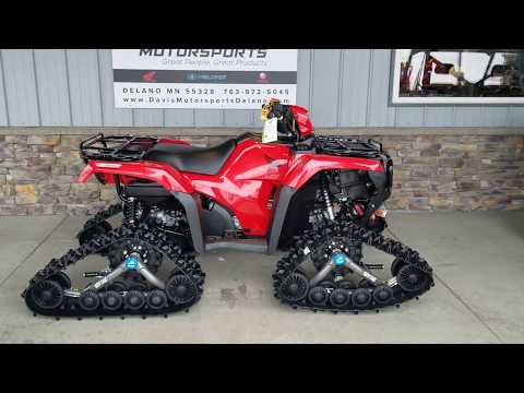 Honda Rubicon with Camso track system installed