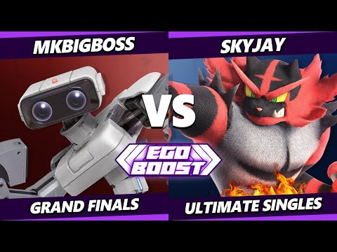EGOBOOST GRAND FINALS - Skyjay (Incineroar) Vs. MKBigBoss [L] (ROB) Smash Ultimate - SSBU