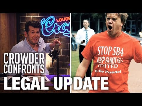 Legal Update on 'Crowder Confronts Lying Professor' | Louder With Crowder Video