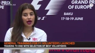 Trainings for F1 volunteers