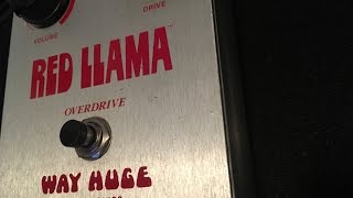 Video thumbnail for [HQ] Original Way Huge Red Llama RL-2 Overdrive Guitar Pedal mkI Rare: Michael Vilogi Demo by Michael Vilogi
