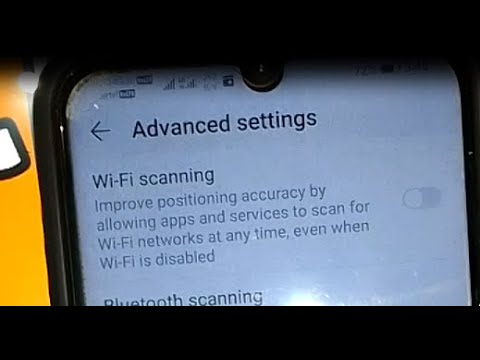 huawei honor 20i mobile me wifi scanning kaise band kare
