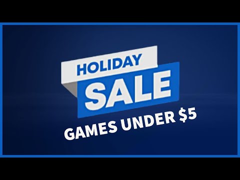 PS Store Holiday Sale - Games Under $5 - PS4 Deals