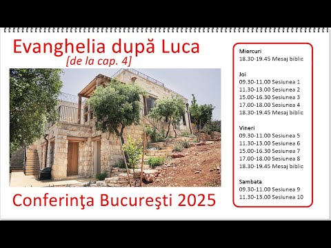 Sesiunea 10/10 - SAMBATA ora 11.30