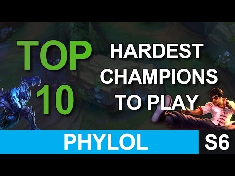 Top 10 Hardest Champions in League of Legends (that are worth mastering)