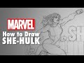 How to Draw She-Hulk LIVE w/ Aaron Kuder! | Marvel Comics