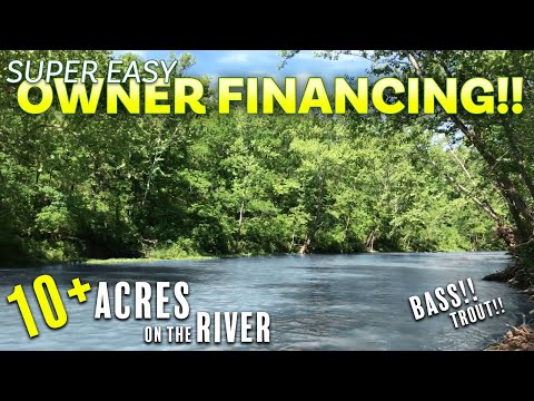 $2,500 down OWNER FINANCED 10 Acres w/ trout fishing on the Niangua River - 400 feet frontage - RN02 Video