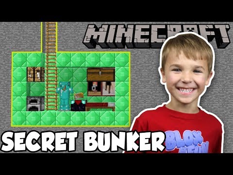 BUILDING A PRO SECRET BUNKER in MINECRAFT!