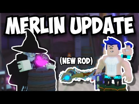 crafting MERLIN'S STAFF in Fisch... (new update)