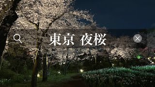【HANA･BIYORI／花景の湯】東京で観る最高の夜桜｜Vlog